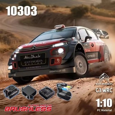 �˾���ũ 10303 [MJX RC] HYPER 1/10 �귯�ø��� 10303 ���� ���� C3 WRC ���̽�ī ���� �����ε� RCī