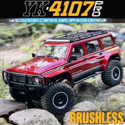 [�˾���ũ] YK4107 Brushless Red [YK HOBBY] (YK4107 �귯�ø�������) 1:10 YK4107 Pro 4WD LCG 2�� SUV Trial �� Ʈ���̾� RTR - ����