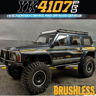 [�˾���ũ] YK4107 Brushless Gray [YK HOBBY] (YK4107 �귯�ø�������) 1:10 YK4107 Pro 4WD LCG 2�� SUV Trial �� Ʈ���̾� RTR - �׷���