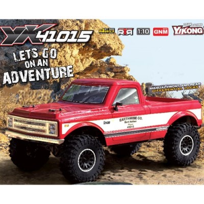 [�˾���ũ] YK41015 Red [YK HOBBY] 1:10 YK41015 Pro ROCK Trial �� 4WD Ʈ���̾�RTR LCG ���� (����)
