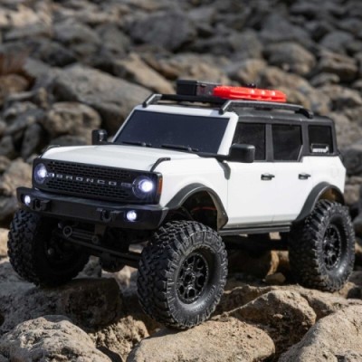 [�˾���ũ] AXI00006V2T4 [Axial] 1/24 SCX24 Ford Bronco 4X4 RTR Brushed Rock Crawler (Battery & Charger Included), White