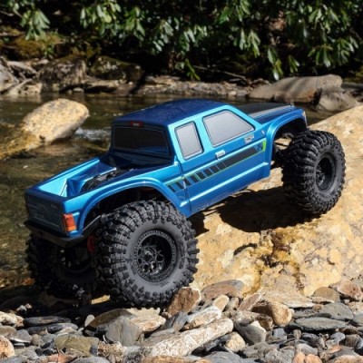 [�˾���ũ] AXI-2036T2 [Axial] 1/10 SCX10 III Coyote 4X4 RTR Brushed Rock Crawler, Blue