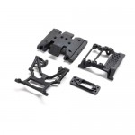 [Axial] AXI-3001 Servo Mount, Skid, Cross Members: SCX10 III HP