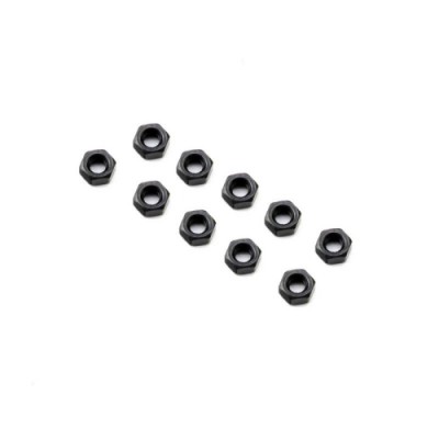 [�˾���ũ] AXI-3837 [Axial] AXI-3837 M3 Nut, Thin, Black (10)