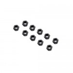 [Axial] AXI-3837 M3 Nut, Thin, Black (10)