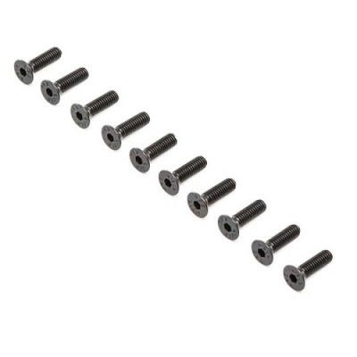 [�˾���ũ] LOS-4014 [TEAM LOSI] LOS-4014 Flat Head Screws, M4 x 12mm STL (10)