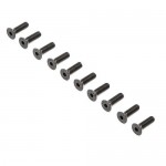 [TEAM LOSI] LOS-4014 Flat Head Screws, M4 x 12mm STL (10)