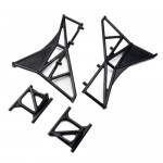 [TEAM LOSI] LOS-3629 Fender Mounts and Cage, Rear, L/R: ALL 5IVE-T 3.0
