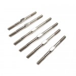 [TEAM LOSI] LOS-3660 Turnbuckle Set (6): ALL 5IVE