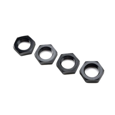 [�˾���ũ] LOS-3677 [TEAM LOSI] LOS-3677 Wheel Nut, Black (4): ALL 5IVE