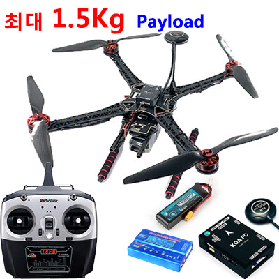 [�˾���ũ]  S500 ����/������ ��� �����Ʈ ��� + ���� �Ƚ�ȣũ + GPS + T8FB ������ ���� Ǯ�� (�ִ� 1.5kg ���̷ε�)