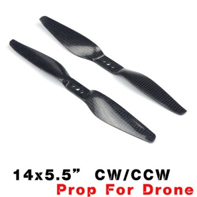 �˾���ũ  [HZ] 14x5.5 3K Carbon Fiber Propellers CW/CCW 1 Pair (Light Weight)