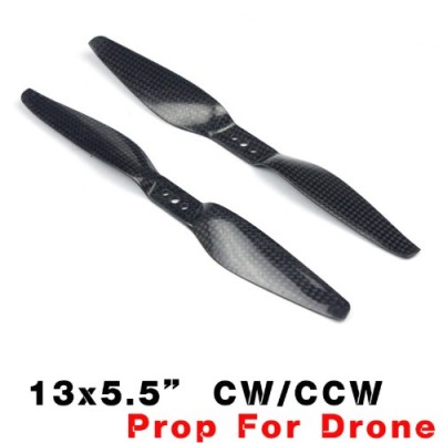 �˾���ũ  [HZ] 13x5.5 3K Carbon Fiber Propellers CW/CCW 1 Pair (Light Weight)
