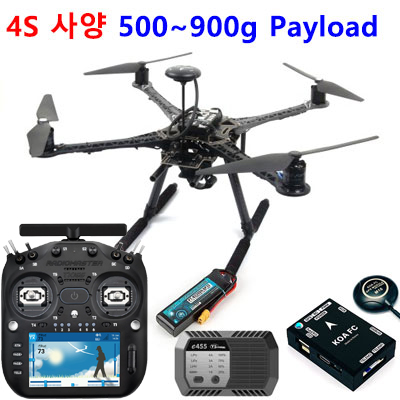 [�˾���ũ]  S500 ����/������ ��� 4S ��� + �Ƚ�ȣũ + GPS + TX16S MK3 ������ ���� Ǯ�� (�ִ� 900g ���̷ε�)