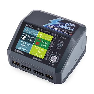 [�˾���ũ] SK-100196 [SKYRC] D200 �׿� ��� ������ ������ AC 200W / DC 800W  (��������, ��� �ʰ���, �ʼ���)