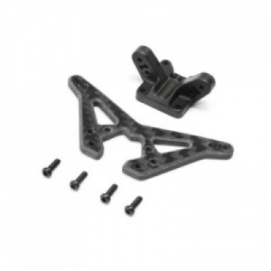 [TLR Racing] Carbon Rear Shock Tower: Mini-B, BL