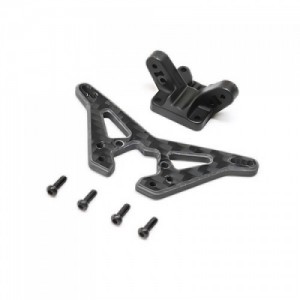 [TLR Racing] Carbon Rear Shock Tower: Mini-B, BL