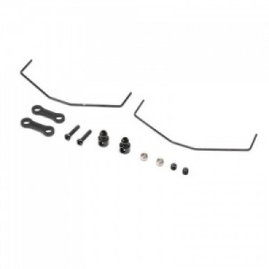[TLR Racing] Rear Sway Bar Set: Mini-B, BL