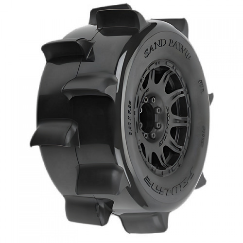 �˾���ũ PRO1026810 [PROLINE-RACING] 10268-10 1/8 Sand Paw HP BELTED F/R 3.8 MT Tires Mounted 17mm Black Raid (2)