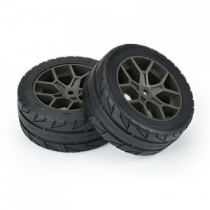 [PROLINE-RACING] 10204-10 1/8 Victory S3 Front/Rear 35/85 2.4 Belted Mounted Tires, 14mm Gray: Vendetta