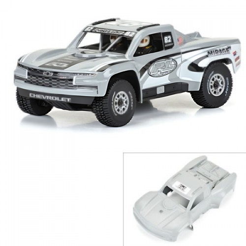 �˾���ũ PRO367514 [PROLINE-RACING] 3675-14 1/16 Pre-Cut 2019 Chevy Trophy Truck Tough-Color Gray Body: GROM