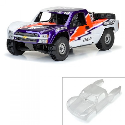 �˾���ũ PRO362417 [PROLINE-RACING] 3624-17 1/7 Pre-Cut 2007 Chevy Silverado Clear Body: Unlimited Desert Racer