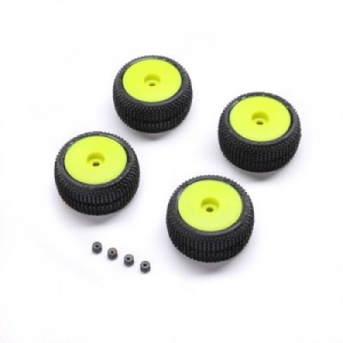 �˾���ũ PRO-2632 [PROLINE-RACING] Blockade Tire, Pro-Line OE, Wheel, Yellow, Mounted: Micro-T