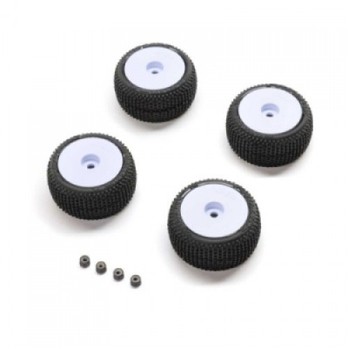 [�˾���ũ] PRO-2633 [PROLINE-RACING] Blockade Tire, Pro-Line OE, Wheel, White, Mounted: Micro-T