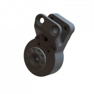 [ARRMA] ARA-3396 HD Direct Mount Servo Saver Black (25T Spline)