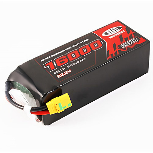 �˾���ũ NE-25C-16000mAh-6S1P-22.2V [Neonergy] 22.2V 16000mAh 25C ��Ƭ������ ���͸� - XT90 ��Ƽ����ũ