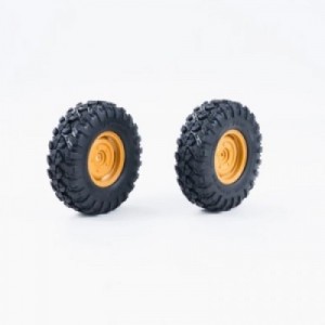 [ROC HOBBY] FCX10 Range Rover/Defender Wheel Assembly 1 Pair (25 Degrees)