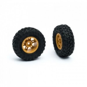 [ROC HOBBY] FCX24M Defender 110/90 Wheel Assembly Set