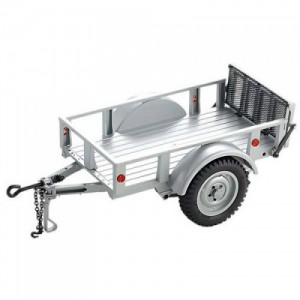 [ROC HOBBY] FCX18 UTILITY TRAILER B SLIVER