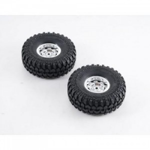 [ROC HOBBY] FCX10 1:10 CHEVROLET K5 BLAZER WHEEL ASSEMBLY 1 PAIR