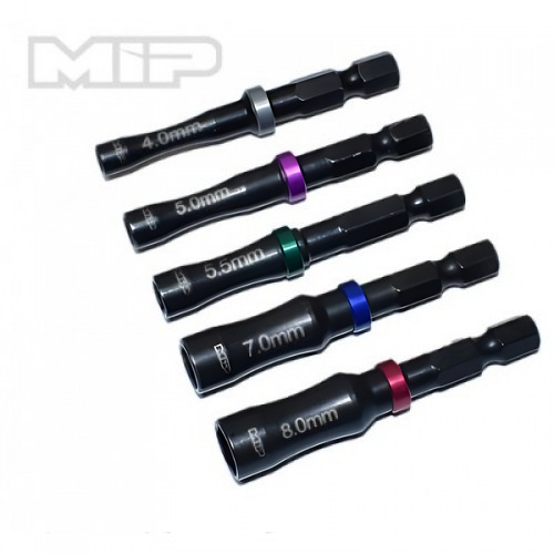 �˾���ũ 9615 [MIP] 9615 - 4.0mm, 5.0mm, 5.5mm, 7.0mm & 8.0mm Nut Driver Speed Tip Bundle