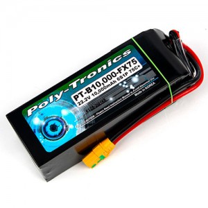 PT-B10000-FX75 (22.2V, 6S1P, 75C+/JST-XT/XT90-S) ��Ƭ������ ���͸� - XT90 ��Ƽ����ũ