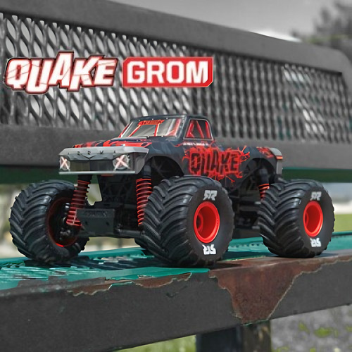 �˾���ũ ARA2137T1 [ARRMA] 1/16 QUAKE GROM 4X4 RTR Brushed ���� Ʈ�� ,���� (������,���͸�,������ ����)