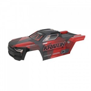 [ARRMA] ARA-2652 MINI KRATON Body, Black/Red
