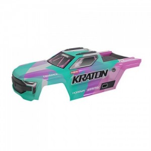 [ARRMA] ARA-2654 MINI KRATON Body, Teal/Pink