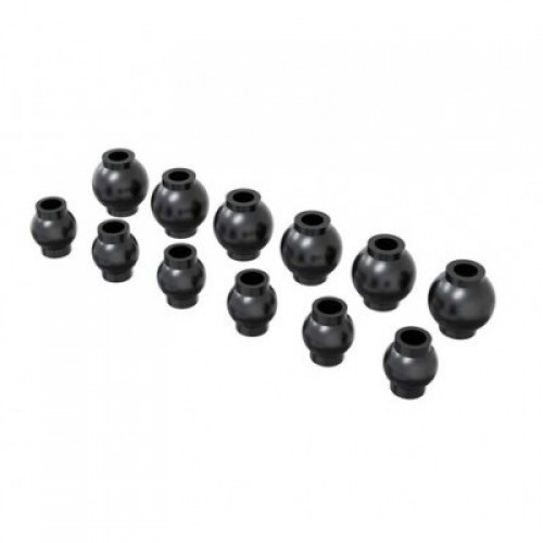 �˾���ũ ARA-2719 [ARRMA] ARA-2719 Steel Pivot Ball Set - Mini