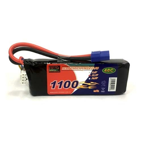 �˾���ũ 1100-3S-40C [EP POWER] 11.1V 1100mAh 40C ��Ƭ������ ���͸� - EC3��