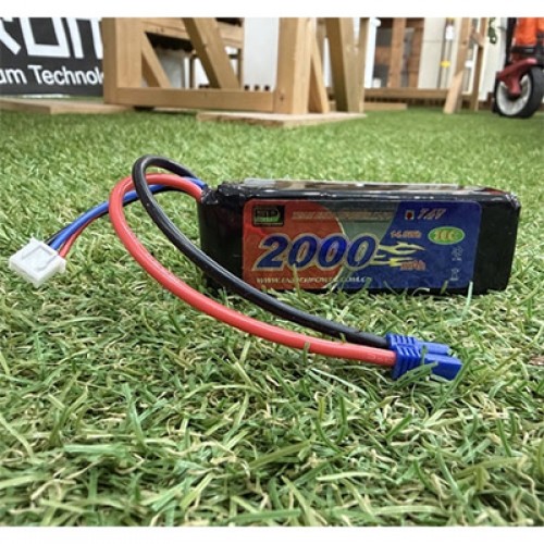�˾���ũ 2000-2S-EC2 [EP POWER] 7.4V 2000mAh 30C ��Ƭ������ ���͸� - EC2��