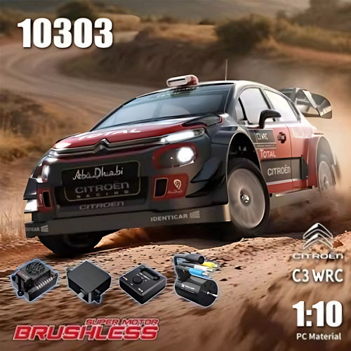 �˾���ũ 10303 [MJX RC] HYPER 1/10 �귯�ø��� 10303 ���� ���� C3 WRC ���̽�ī ���� �����ε� RCī
