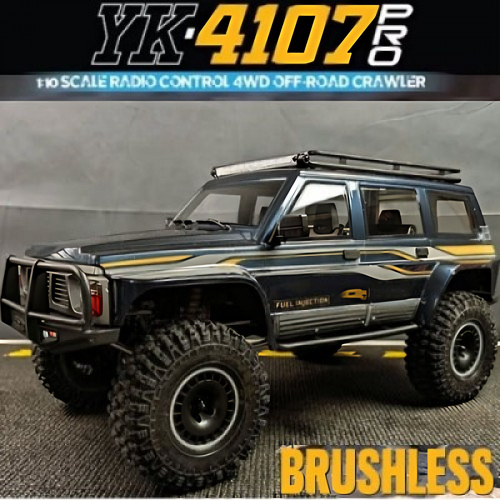 �˾���ũ YK4107 Brushless Gray [YK HOBBY] (YK4107 �귯�ø�������) 1:10 YK4107 Pro 4WD LCG 2�� SUV Trial �� Ʈ���̾� RTR - �׷���