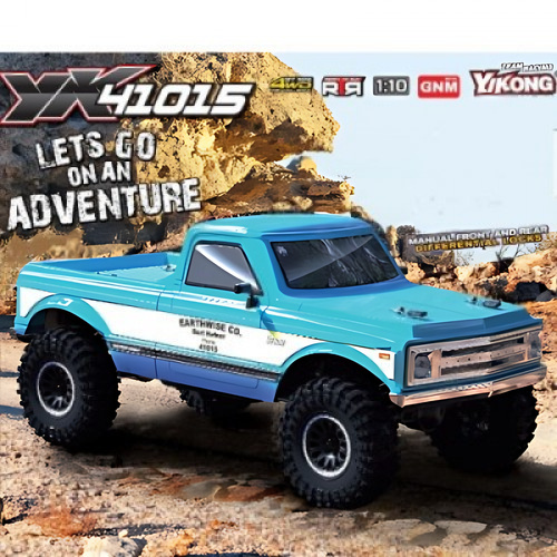 �˾���ũ YK41015 Blue [YK HOBBY] 1:10 YK41015 Pro ROCK Trial �� 4WD Ʈ���̾�RTR LCG ���� (����)