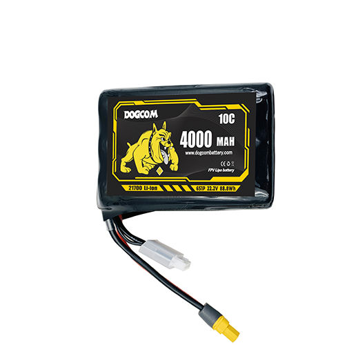 �˾���ũ  DOGCOM 21700 6�� 22.2V 4000mAh 10C ��Ƭ�̿� ���͸� - XT60