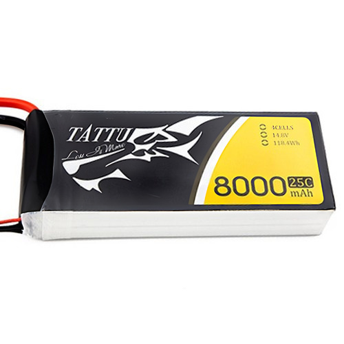 �˾���ũ  [TATTU] 14.8V 8000mAh 25C ��Ƭ������ ���͸� (XT60Ŀ����)