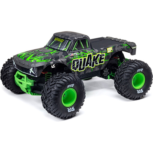 �˾���ũ ARA3537T2 [ARRMA] 1/10 QUAKE 223S DSC 2WD RTR Brushless Monster Truck, Green ������, ���͸�(2~3S) ����