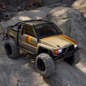 [Axial] 1/10 SCX10 III 1987 Toyota SR5 4X4 RTR Brushed Rock Crawler, Tan