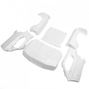 [TEAM LOSI] LOS-3662 Body Set, Complete, White:ALL 5IVE-T 3.0